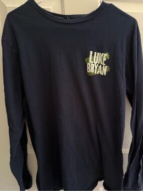 Luke Bryan Concert Long Sleeve shirt size large